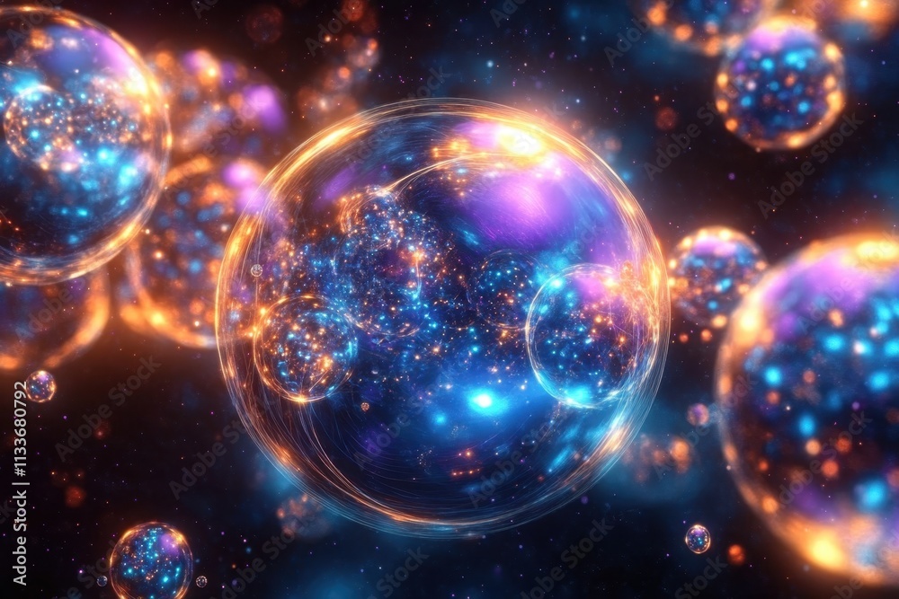 Canvas Prints vivid clusters create a dreamlike atmosphere reminiscent of distant planets.