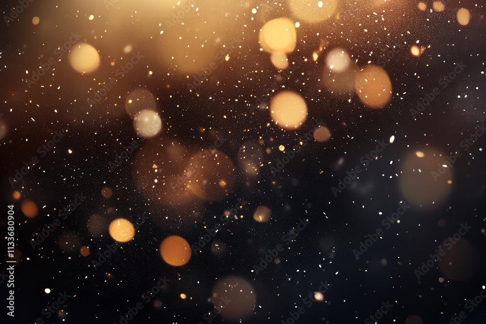 Poster captivating abstract background with shimmering lights and sparkling bokeh effects for festive or ar