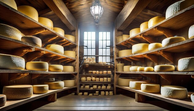 A glimpse into the time-honored cheese-making process.  