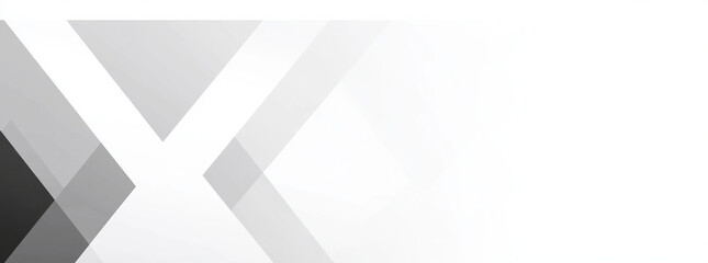 Abstract gradient background with geometric shapes in white and grey tones, creating modern and minimalistic design. Perfect for digital art or web backgrounds