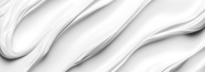 Obraz premium Smooth white texture with soft curves, ideal for backgrounds or design elements. gentle waves create serene and calming effect, perfect for various creative projects