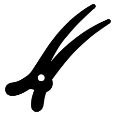 hair clip icon vectors illustration symbol design