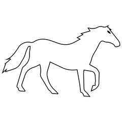 horse animal icon vectors illustration symbol design