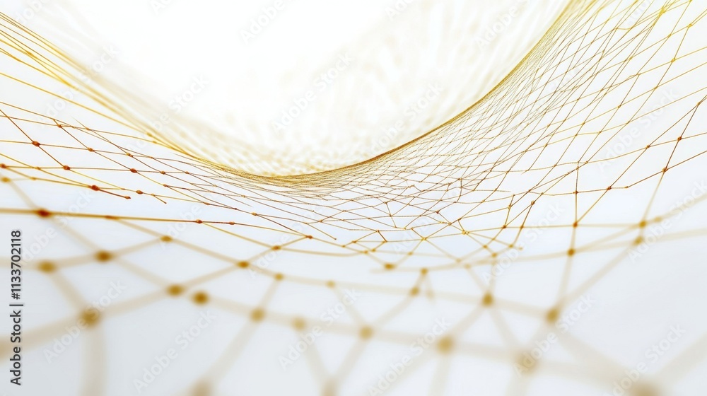 Poster dynamic network visualization digital space abstract art modern environment close-up conceptual desi