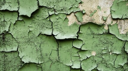 Obraz premium Scraped green background Green Abstract Background Green cracked wood background 