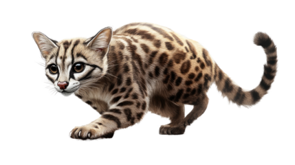 Striking Fishing Cat Portrait 