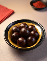 Kala Jamun or Black Gulab Jamun is a delicious and juicy sweet snack