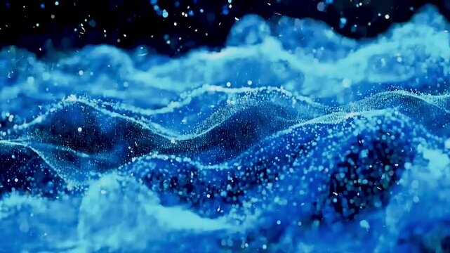 water  and  blue waves