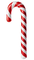 Fototapeta premium Candy cane isolated on white background. Suitable for marketing or business purposes. PNG file