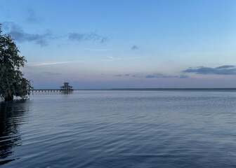 pier on the lake