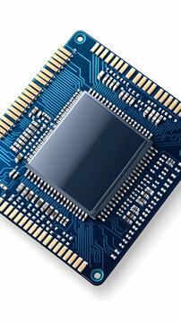 Advanced Microchip Technology, Integrated Circuit Board with High-Performance Processor, Enhancing Digital Capabilities Significantly.
