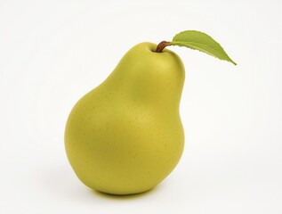 pear on white background