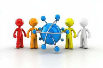 Teamwork, Global Connection, Collaboration, Network