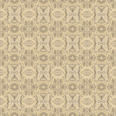 Seamless flourish laced ornament, ornamental texture, woven laced abstract pattern, on white background