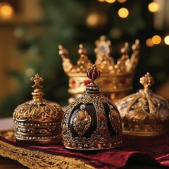 a close-up photo-style design of the Three Kings