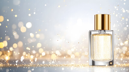 Luxury Anti-Aging Skincare, Innovative Cosmetic Designs Featuring Radiant Serums, Advanced Molecular Concepts, and Elegant Models