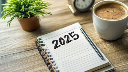 New year 2025 calendar