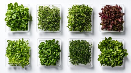 Obraz premium Educational guide grow microgreens at home with infographics