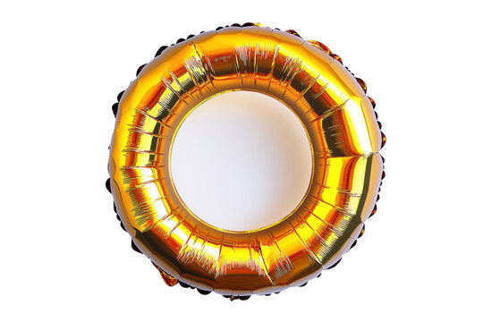 recommend clip art: Gold Balloon Letter O Isolated on PNG Transparent Background