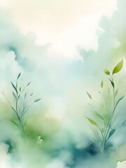 Abstract background with breeze in spring