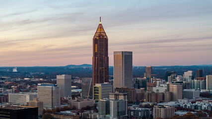 Atlanta Skyline at Sunset