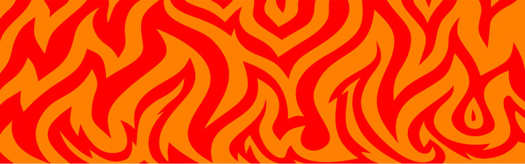 Fire Background. flame Background. long banner fire background. Flame Seamless Pattern. Fire flame seamless pattern. © riansa28
