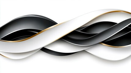 Fototapeta premium Abstract white and grey background with delicate geometric textures and soft fading gradients providing a neutral and professional look for business use