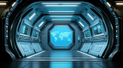 Obraz premium Digital blue screen displaying growing charts, graphs, and diagrams in a beautiful 3D animation illustrating stock market business data and financial information in a modern tech style