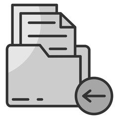 Document Import  Icon Element For Design