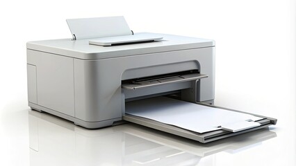 Crisp digital laser prints and scans: a modern office printer, high-resolution imaging.
