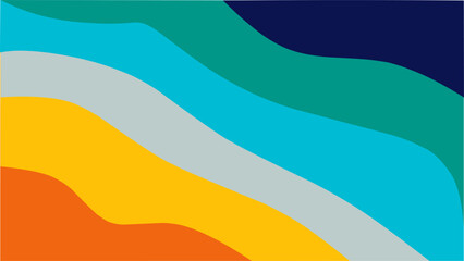 abstract colorful background with waves