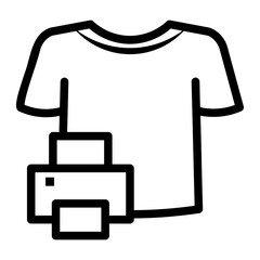 tshirt Line Icon