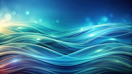 Obraz premium Abstract background with flowing waves , abstract, background, water, flow, movement, pattern, design, texture, smooth, curves