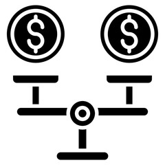 Price Comparison  Icon Element For Design