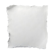 Obraz premium Paper Square. Torn White Paper Scrap in Abstract Square Shape