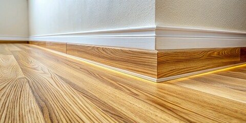 Stunning Laminate Flooring Baseboard Installation Guide: Worm's Eye View Photography