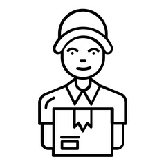 delivery courier icon