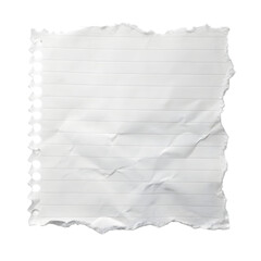 Fototapeta premium Paper Square. Torn White Paper Scrap in Abstract Square Shape