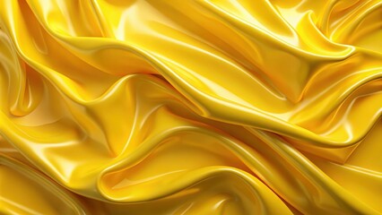 Obraz premium Abstract smooth plastic texture background in yellow shades, plastic, smooth, abstract, texture, background, yellow, pattern