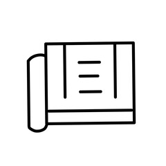 outline icons related to education