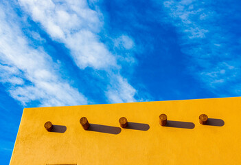 Pueblo Style Architecture at Resort Hotel, Santa Ana Pueblo, New Mexico, USA