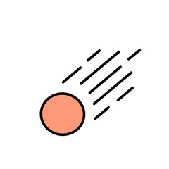 Planets in space doodle icon