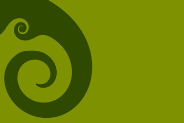abstract green swirl