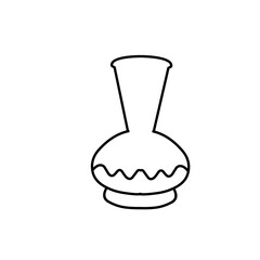 Vase line icon