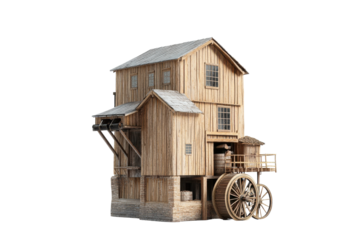 Modern Electric Grain Mill with Isolated on Transparent Background