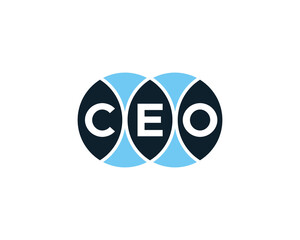 CEO logo design vector template. CEO