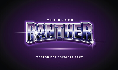 panther text effect illustration © hendrik