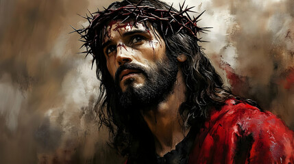 Crown of Thorns: Suffering, Sacrifice, Redemption, Hope, Faith, Divine, Spirituality, Religious Art, Belief