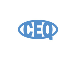 CEQ logo design vector template. CEQ