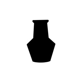 Vase silhouette vector